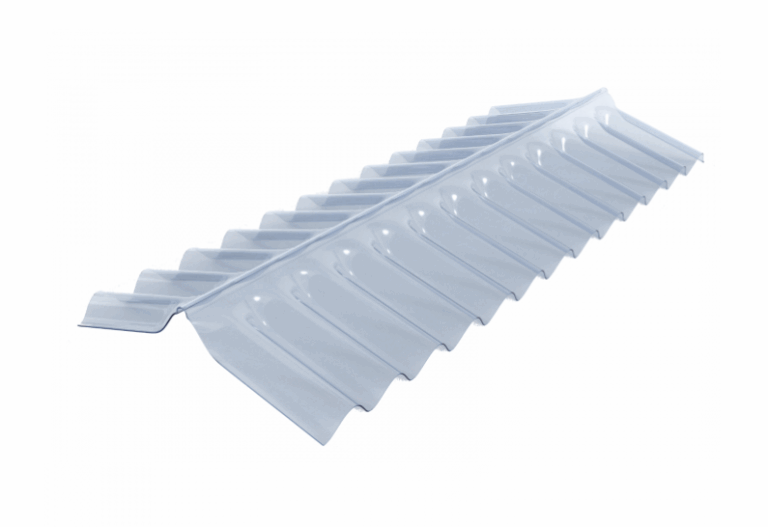 Polycarbonat Firsthaube Sinus 985x150x150x1,2 mm klar