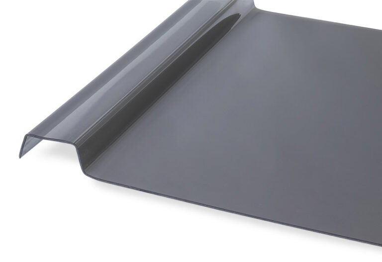 Polycarbonat Lichtplatte EZ-GLAZE grau 3 mm in moderner Glasoptik