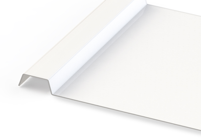 Detailansicht einer Polycarbonat Lichtplatte Ez-Glaze Solar Ice