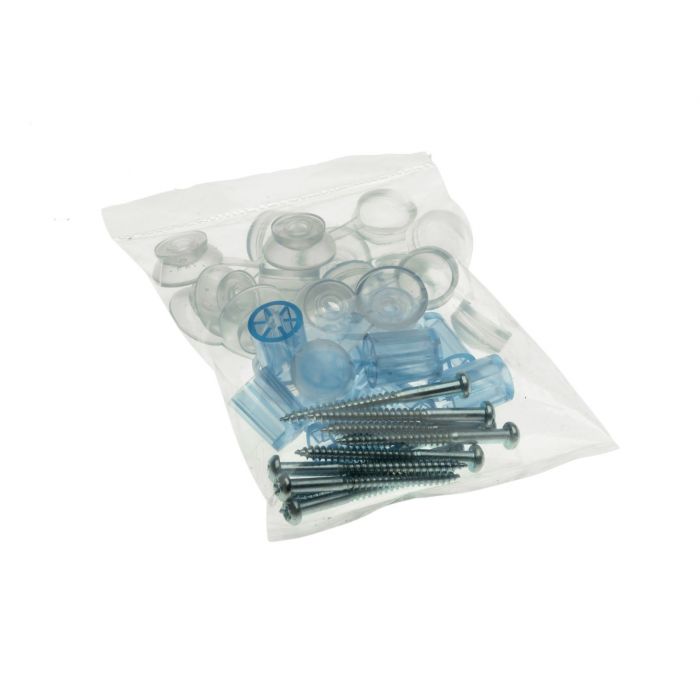 Befestigungsset für 3 Zoll PVC-Wellplatten mit Abstandshaltern