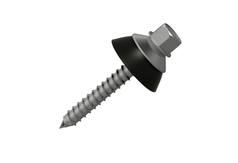 EZ-Glaze Schrauben 50 mm × 6,5 mm mit EPDM-Dichtscheibe