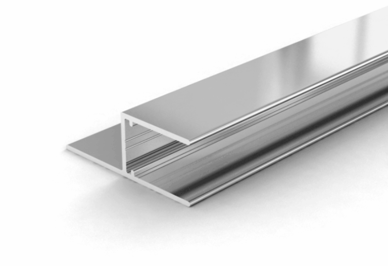 Aluminium H-Profil 10 mm mit Befestigungslasche – Verbinderprofil für 10 mm Platten