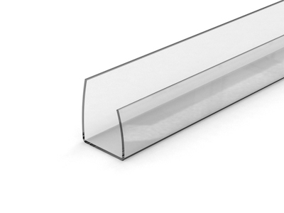 Polycarbonat U-Profile 16 mm in Länge 2100 mm