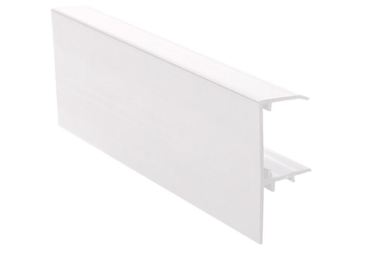 PVC F-Profil 16 mm – weiß