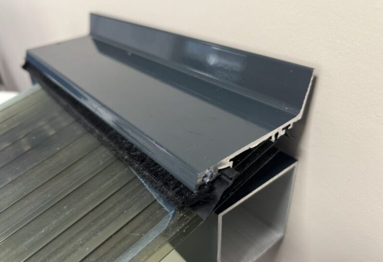 Universelle Aluminium Wandanschlussprofil Sunwood Grau