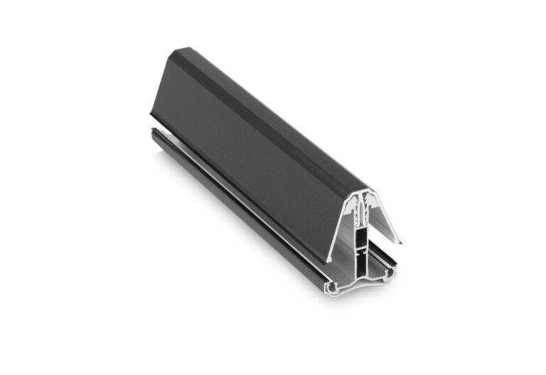 Selbsttragendes Schwerlast-Profil-Kit 16–35 mm Grau – Tragprofil und Abdeckung für starke Polycarbonat Stegplatten