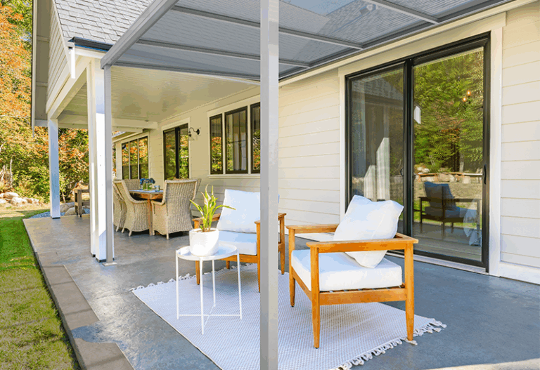 Evolution Terrassenüberdachungen nach Maß - Weiß