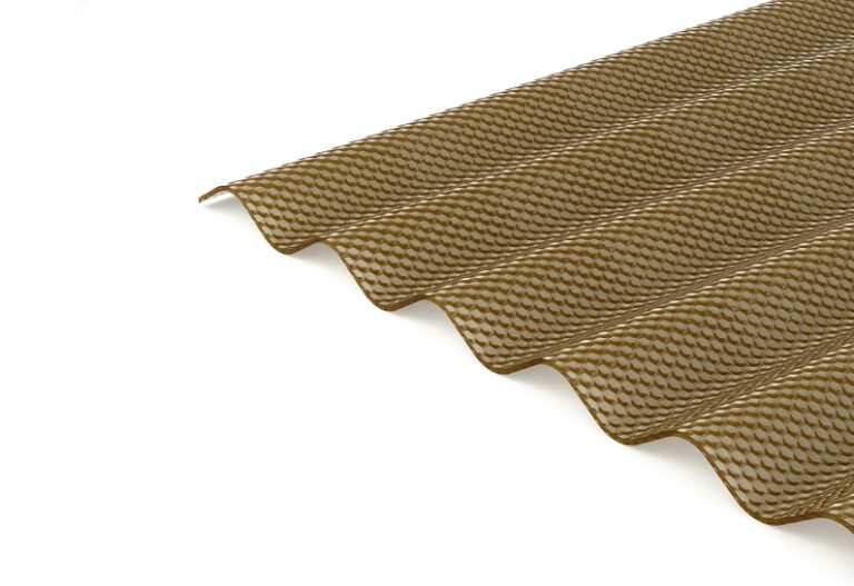 SUNTUF®BH Polycarbonat Wellplatte Sinus 76/18 Profilplatte wabe 2.8mm bronze