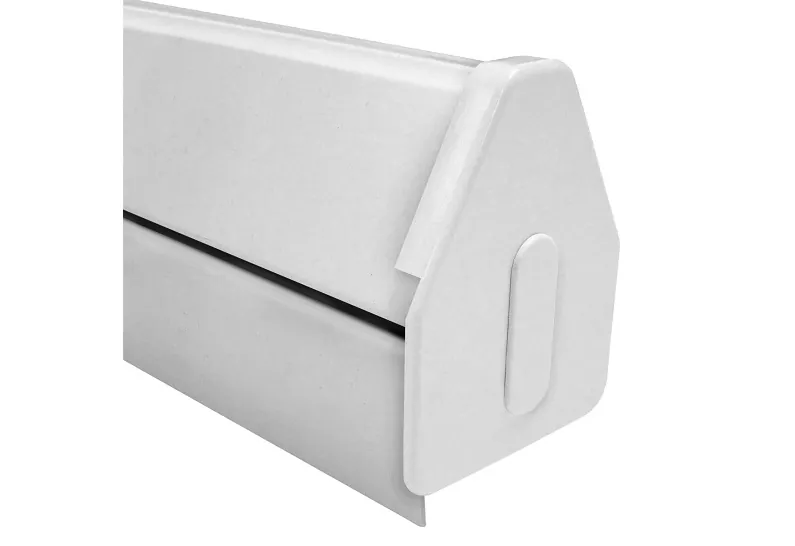 Außenprofil weiß als Randabschluss für Polycarbonatplatten