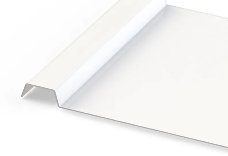 Terrassenüberdachung mit EZ Glaze Glasoptikplatten aus weißem Polycarbonat