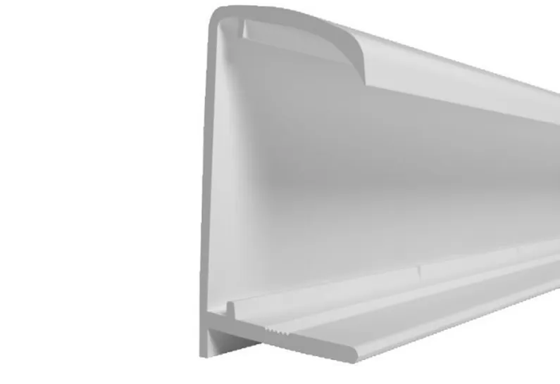 PVC U-Profil 25 mm weiß – Kantenschutzprofil in 2500 mm Länge