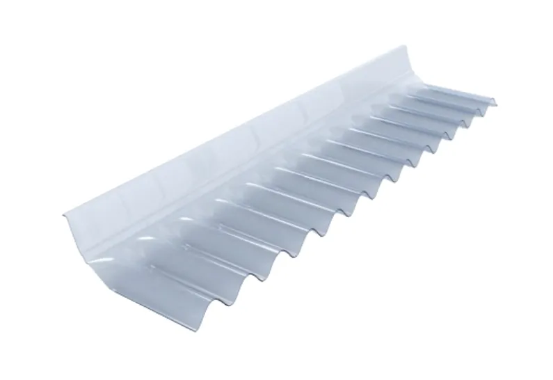 Wandanschlussprofil für Polycarbonat Wellplatten