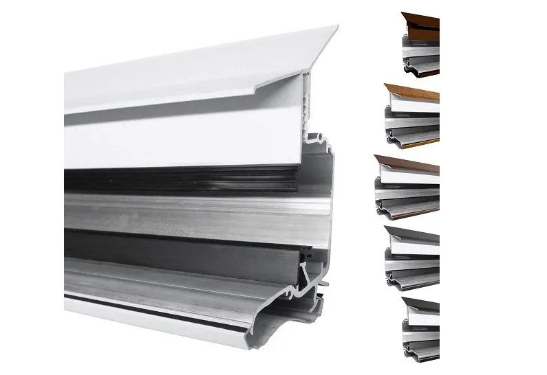 Übersicht verschiedener Wandprofile für Polycarbonatplatten